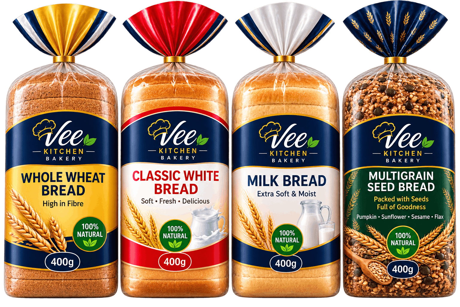 Freshly baked Vee Kitchen bread